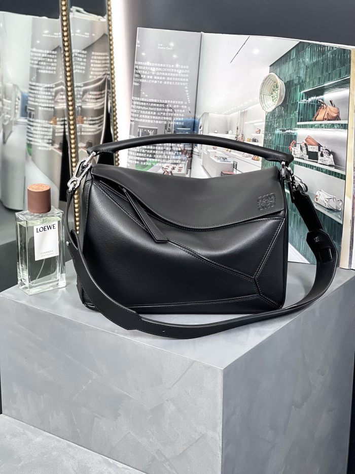 Medium Puzzle bag in classic calfskin“29*18*12CM”-027=