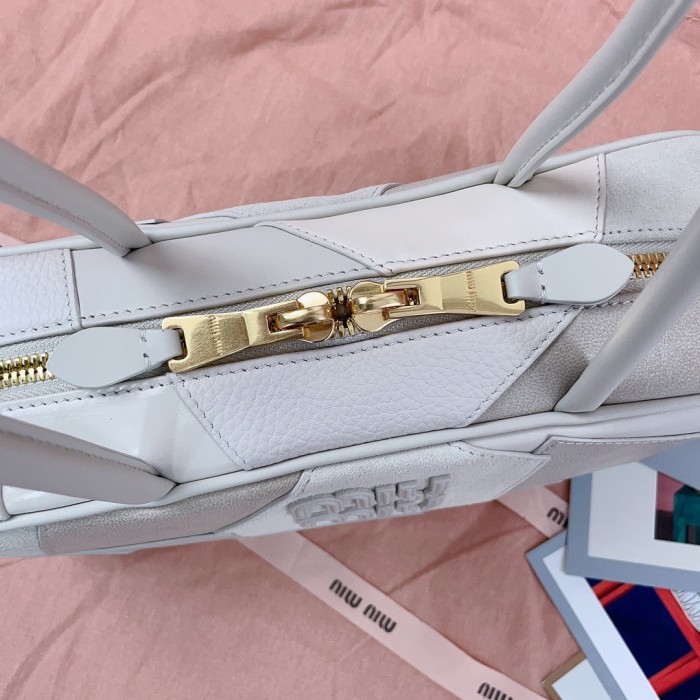 Beau Patchwork Top-Handle Bag“28*12*9CM”-0511=