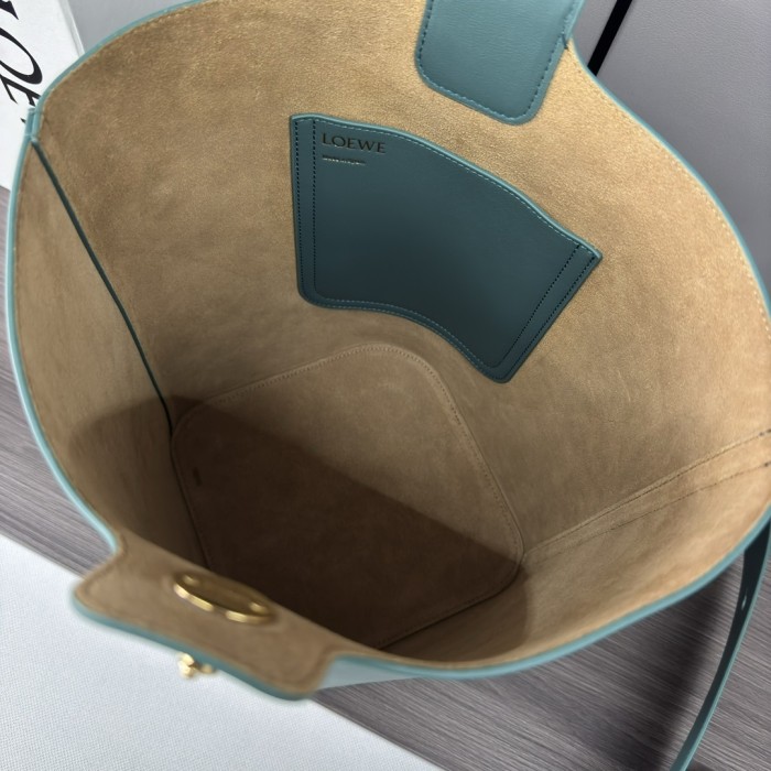 Pebble Bucket Bag In Soft Grained Calfskin“28*24.5*23.5CM”-087=