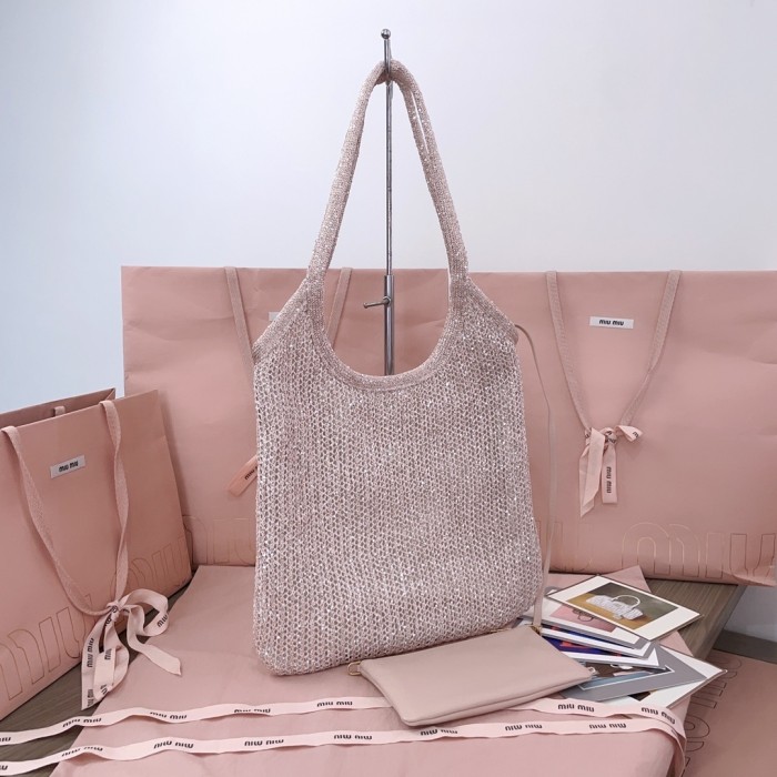IVY Sequin Mesh Bag“40*35CM”-0301=