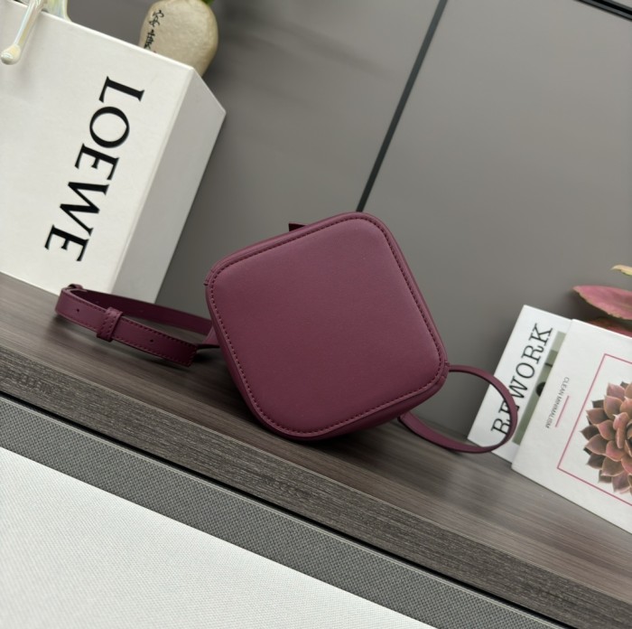 Pebble Bucket Bag In Soft Grained Calfskin“19.5*16*16CM”-037=