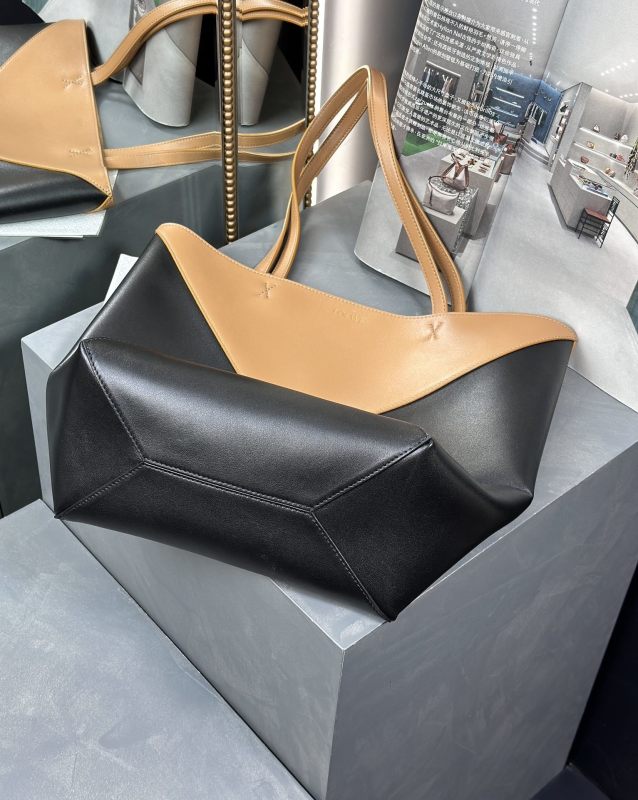 Medium Puzzle Fold tote in nappa calfskin“31.5*25.5*14.5CM”-086=