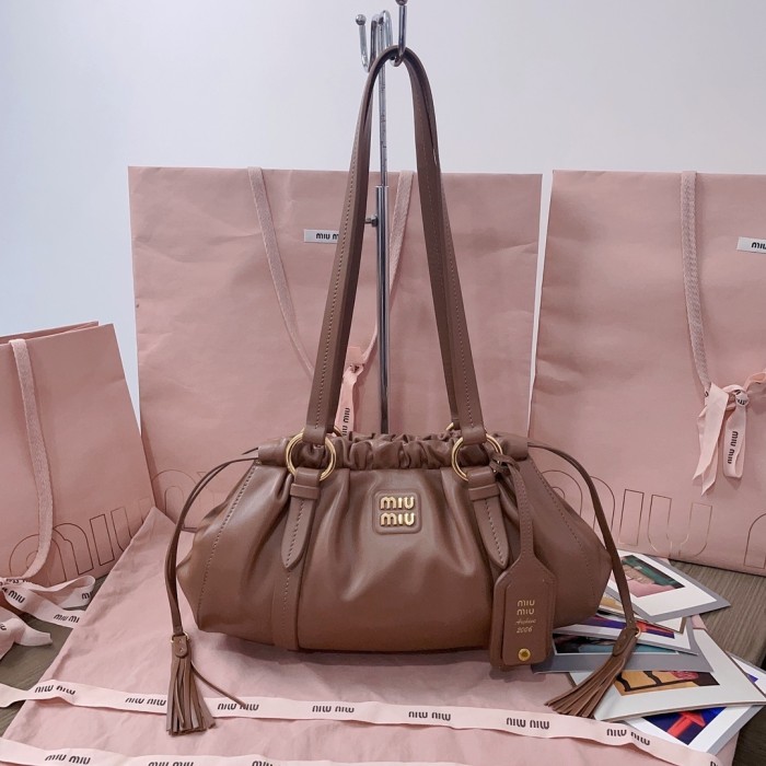 Joie Nappa Leather Bag“32*16*10.5CM”-0501=