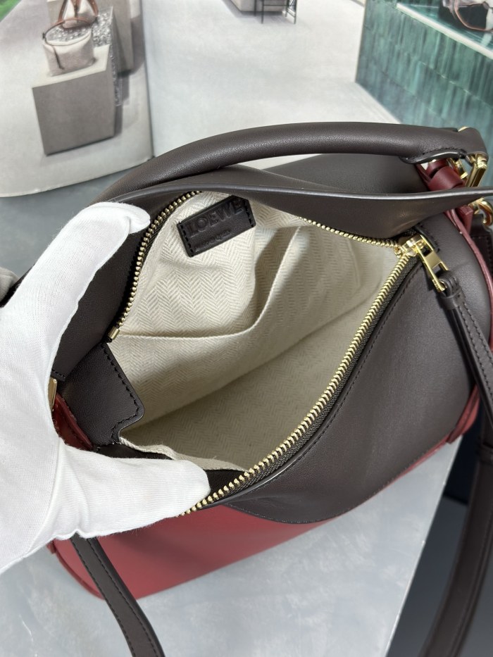 Small Puzzle Edge bag in classic calfskin“24*16*10.5CM”-086=
