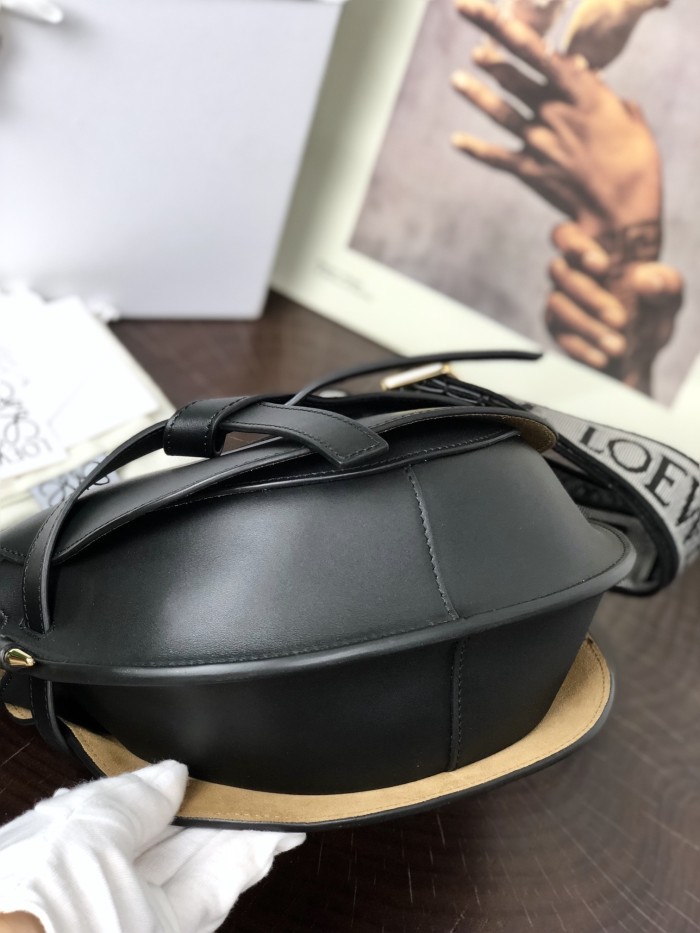 Small Gate Dual bag in soft calfskin and jacquard“20*19*11.5CM”-007=