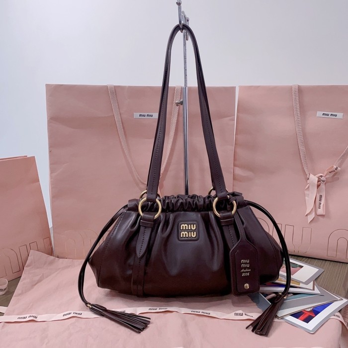 Joie Nappa Leather Bag“32*16*10.5CM”-0501=