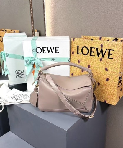 Small Featherlight Puzzle bag in nappa lambskin“24*16.5*10.5CM”-057=