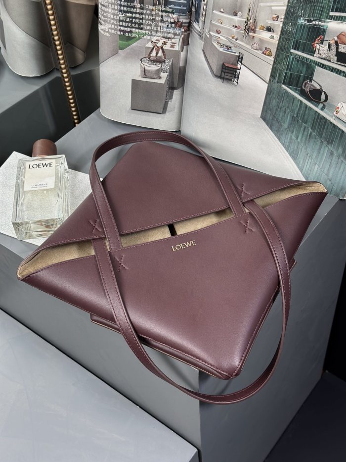 Medium Puzzle Fold tote in nappa calfskin“31.5*25.5*14.5CM”-086=