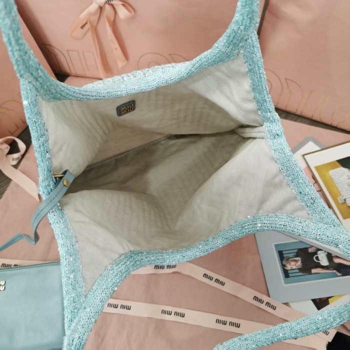 IVY Sequin Mesh Handbag“40*35CM”-0301=