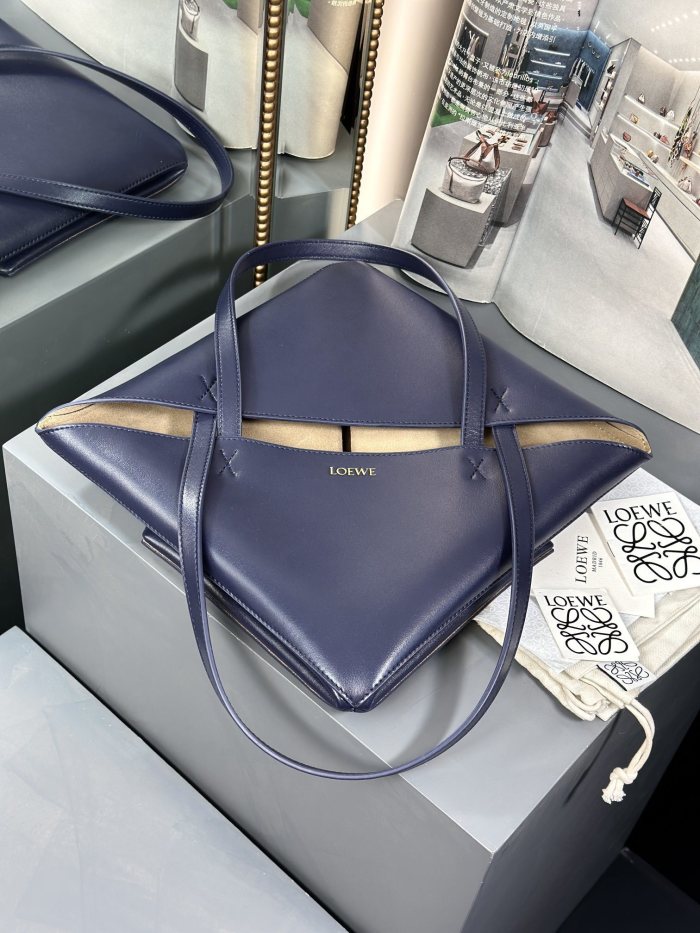 Medium Puzzle Fold tote in nappa calfskin“31.5*25.5*14.5CM”-086=