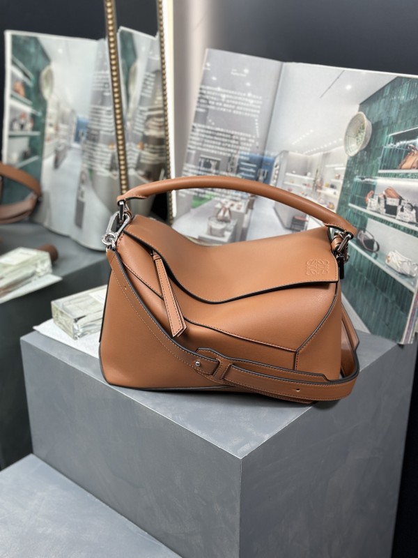 Medium Puzzle Edge bag in classic calfskin“29*19.5*14CM”-057=