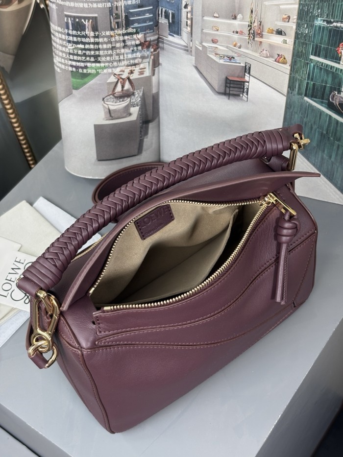 Small Puzzle bag in smooth calfskin“24*16*10.5CM”-057=