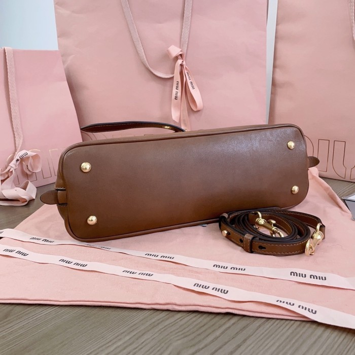 Aventure Nappa Leather Top-Handle Bag“33*17*11CM”-0811=