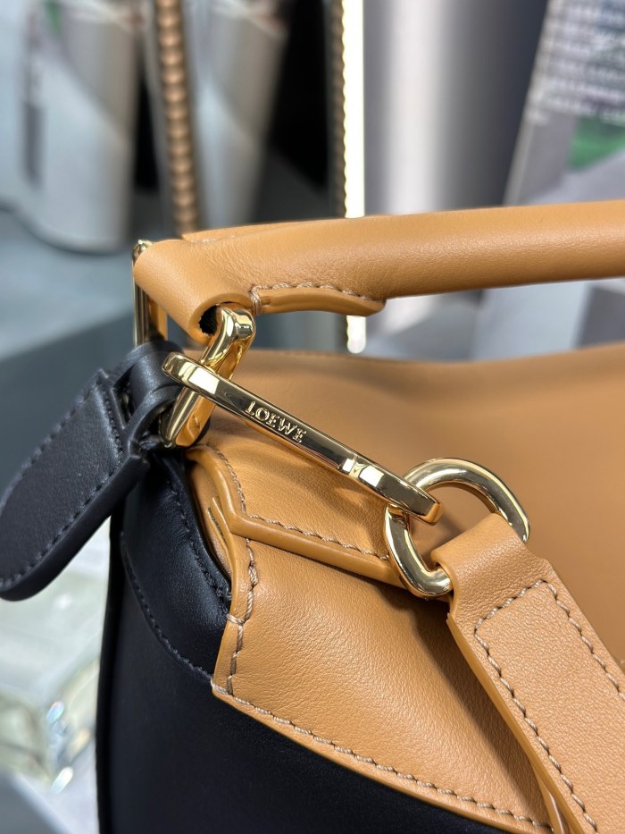 Small Puzzle Edge bag in classic calfskin“24*16*10.5CM”-086=