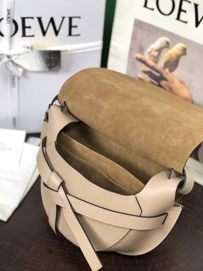 Small Gate Dual bag in soft calfskin and jacquard“20*19*11.5CM”-007=