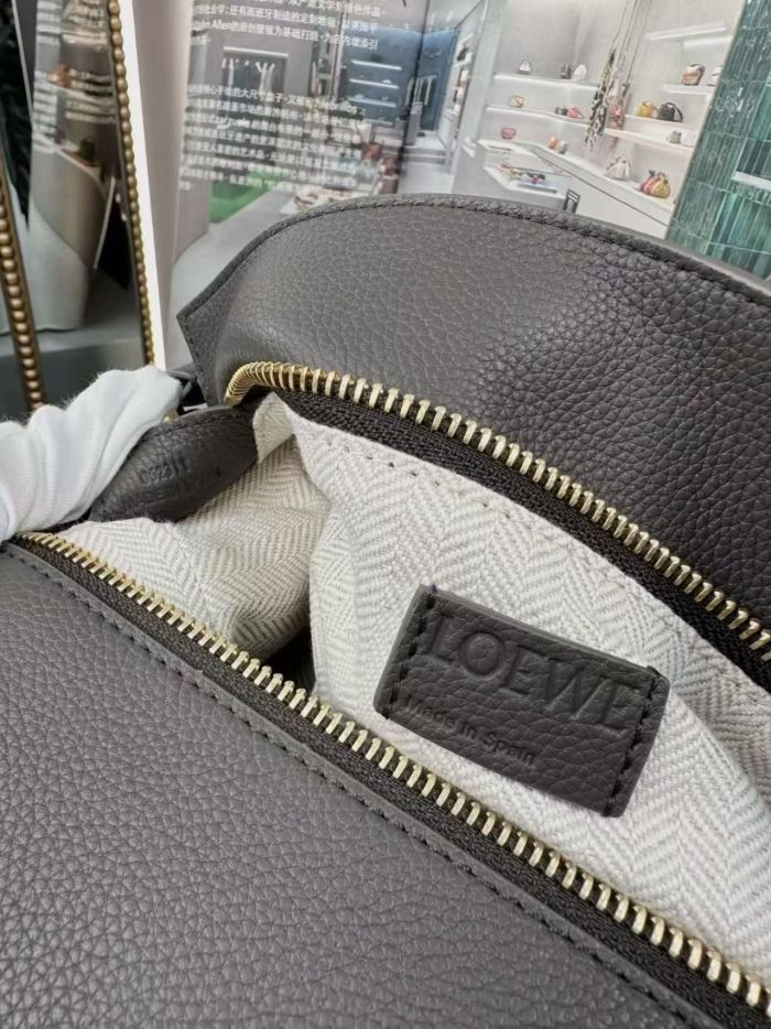 Small Puzzle Edge bag in soft grained calfskin“24*16*10.5CM”-086=