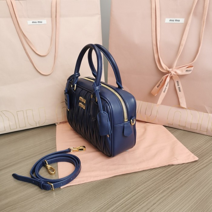 Arcadie Matelassé Nappa Leather Bag“24*16*7.5CM”-0511=