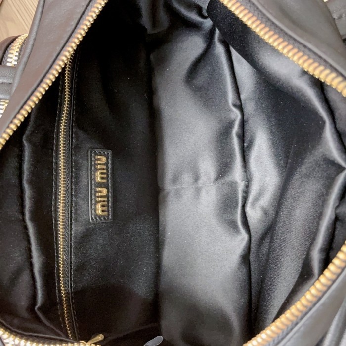Pocket Nappa Leather Bag“27*12*9CM”-0801=