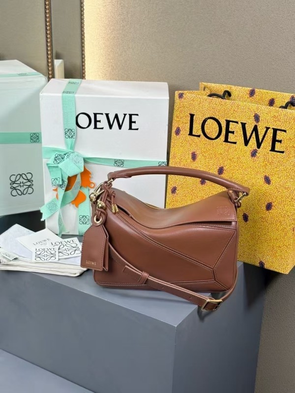 Small Featherlight Puzzle bag in nappa lambskin“24*16.5*10.5CM”-057=