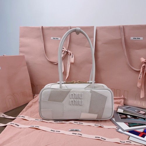 Beau Patchwork Top-Handle Bag“28*12*9CM”-0511=