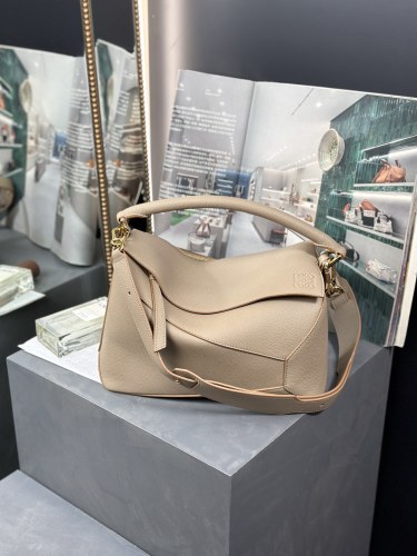 Medium Puzzle Edge bag in classic calfskin“29*19.5*14CM”-057=