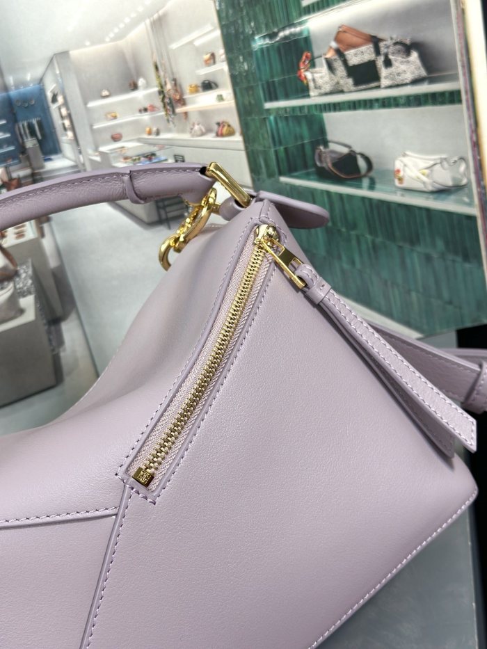 Small Puzzle Edge bag in classic calfskin“24*16*10.5CM”-086=