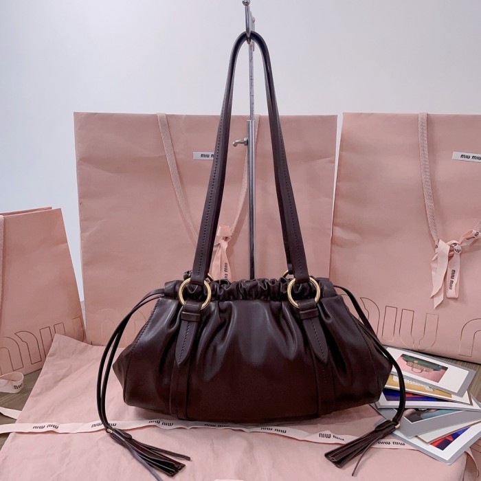Joie Nappa Leather Bag“32*16*10.5CM”-0501=