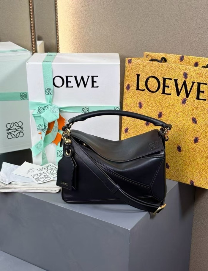 Small Featherlight Puzzle bag in nappa lambskin“24*16.5*10.5CM”-057=