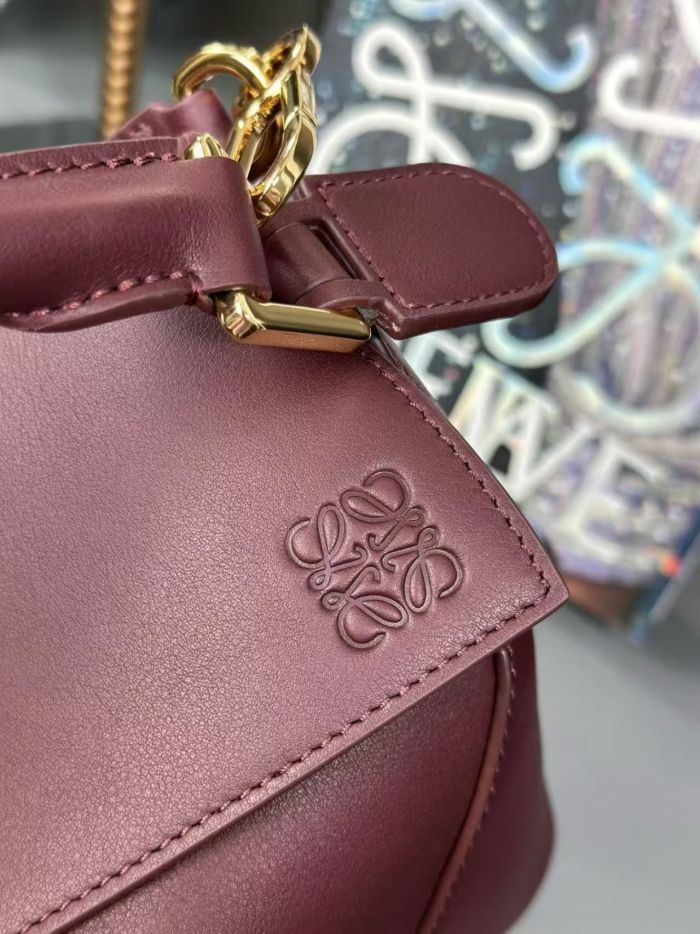 Small Puzzle Edge bag in classic calfskin“24*16*10.5CM”-086=