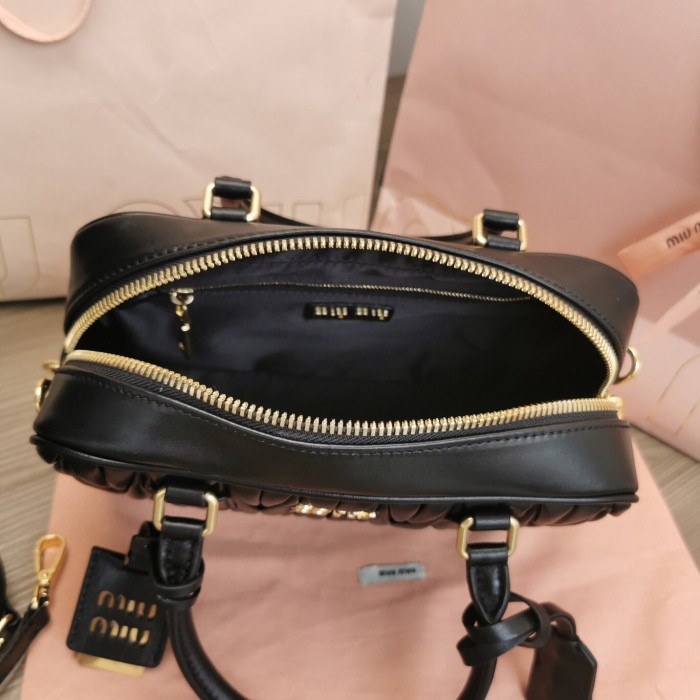 Arcadie Matelassé Nappa Leather Bag“24*16*7.5CM”-0511=
