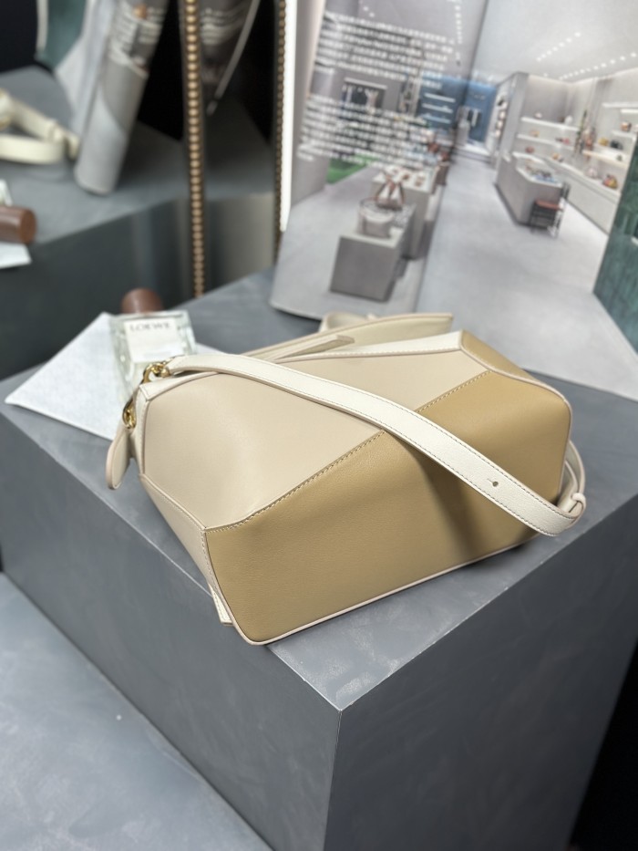 Small Puzzle Edge bag in classic calfskin“24*16*10.5CM”-086=