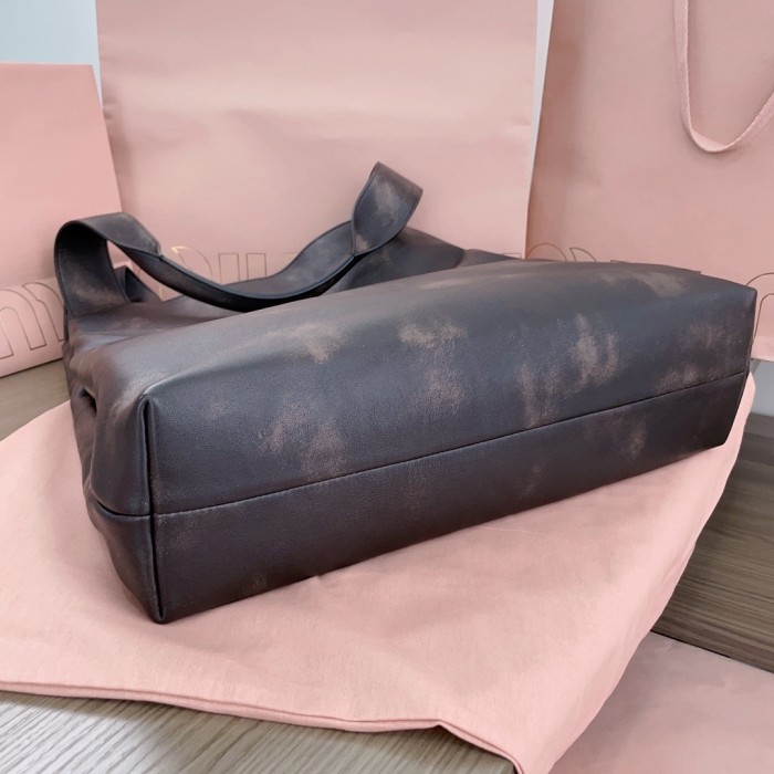 Leather Hobo Bag“39*38.5*11CM”-0021=
