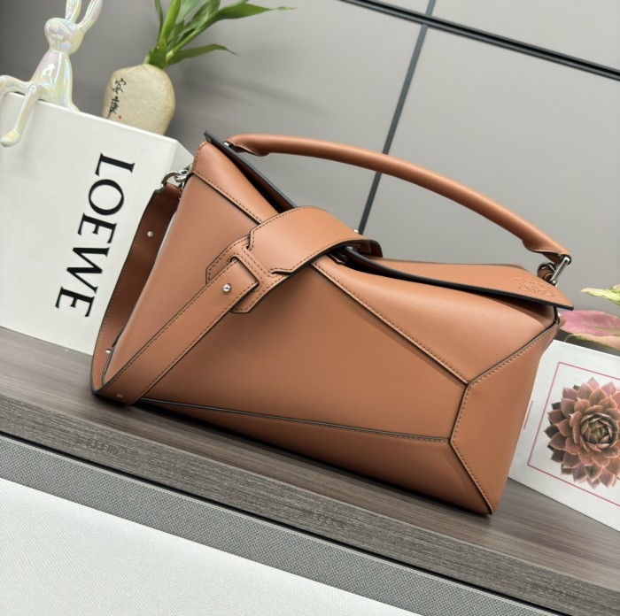 Puzzle Edge Bag In Soft Grained Calfskin“33*21.5*14.7CM”-008=