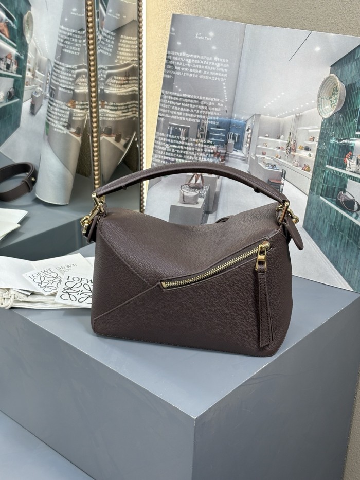 Small Puzzle Edge bag in classic calfskin“24*16*10.5CM”-086=
