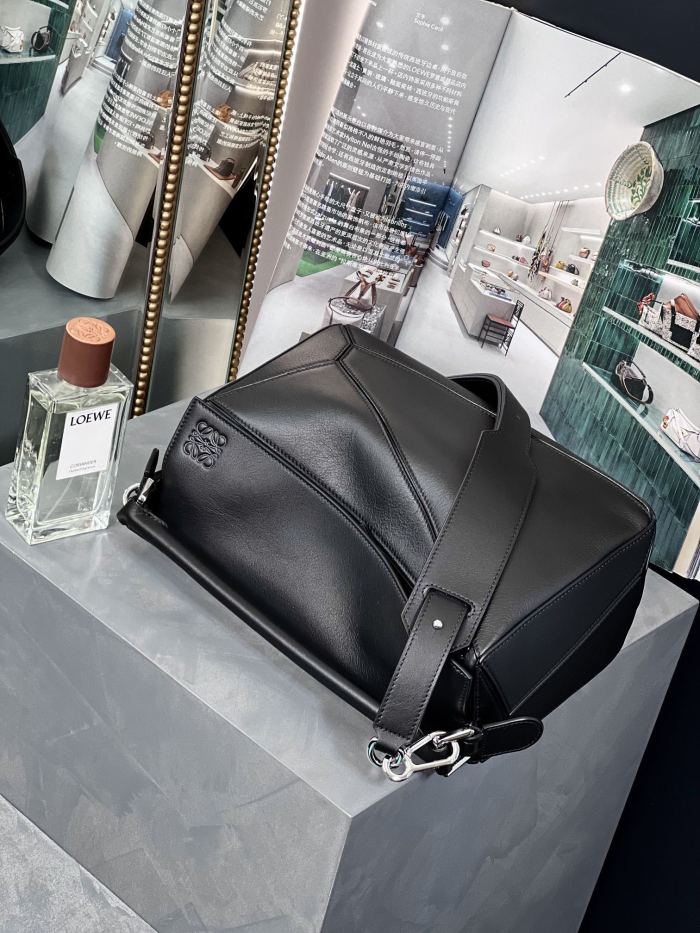 Medium Puzzle bag in classic calfskin“29*18*12CM”-027=