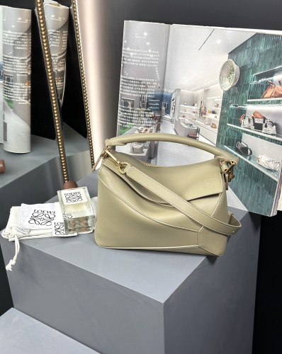 Small Puzzle Edge bag in classic calfskin“24*16*10.5CM”-086=