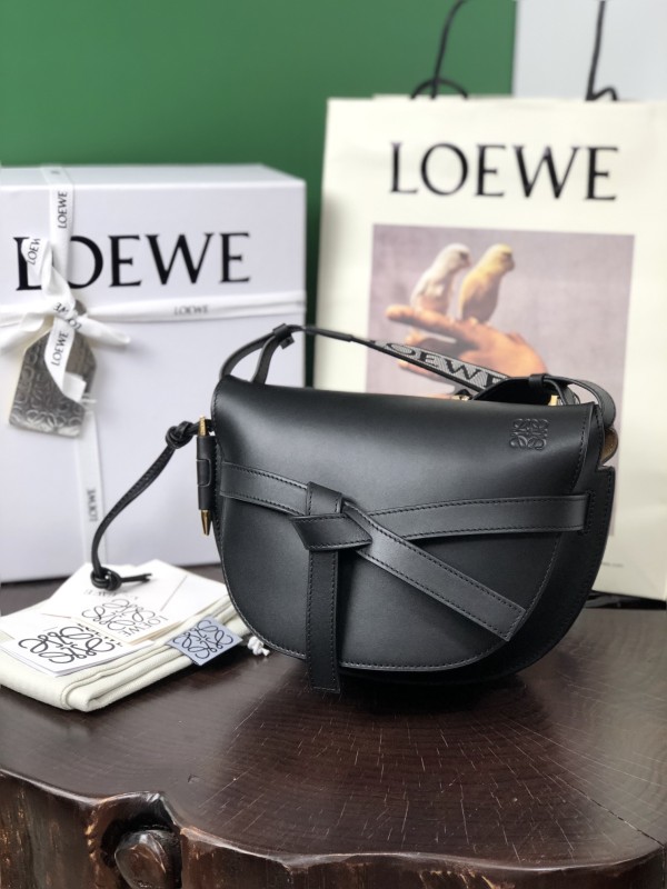 Small Gate Dual bag in soft calfskin and jacquard“20*19*11.5CM”-007=