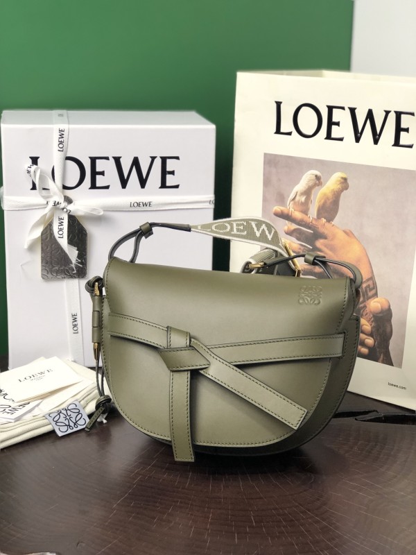 Small Gate Dual bag in soft calfskin and jacquard“20*19*11.5CM”-007=