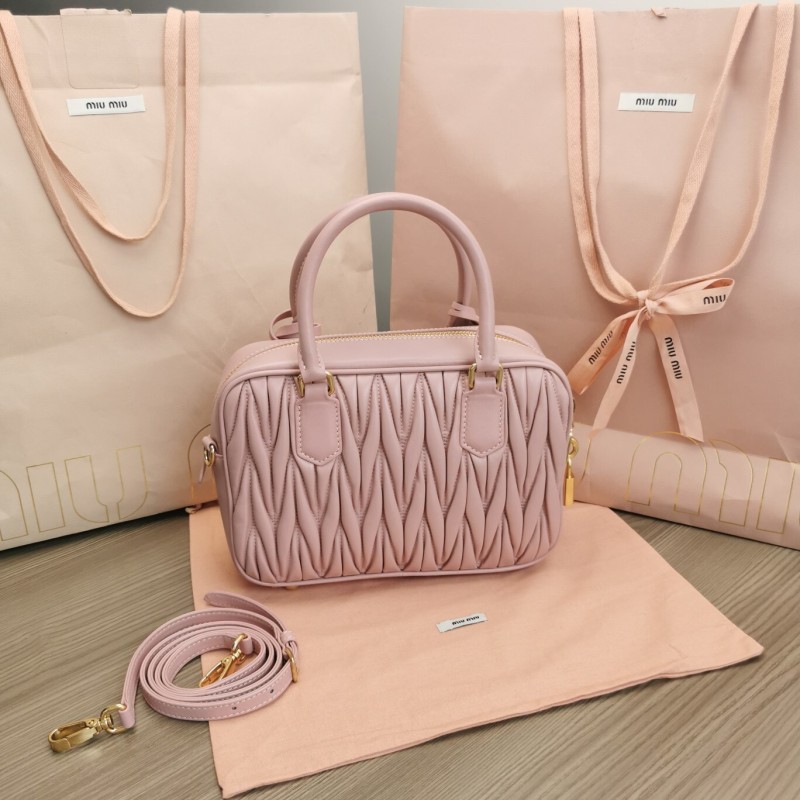 Arcadie Matelassé Nappa Leather Bag“24*16*7.5CM”-0511=