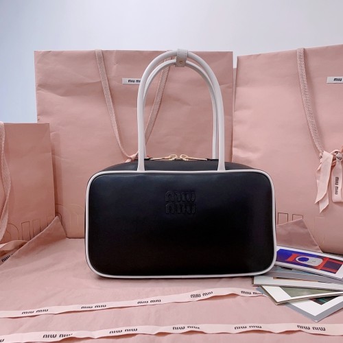 Beau Leather Handle Bag“29*17*9CM”-0501=
