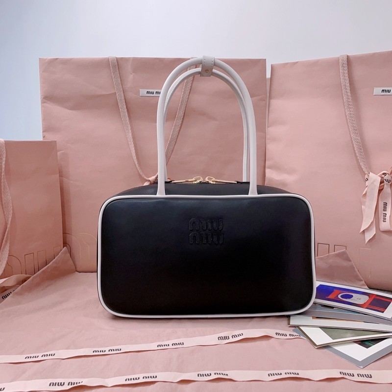 Beau Leather Handle Bag“29*17*9CM”-0501=