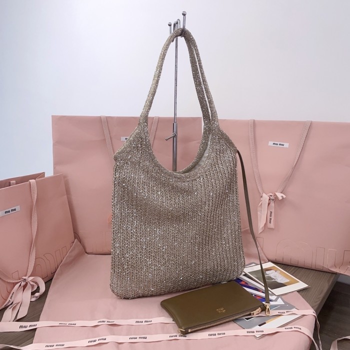 IVY Sequin Mesh Bag“40*35CM”-0301=
