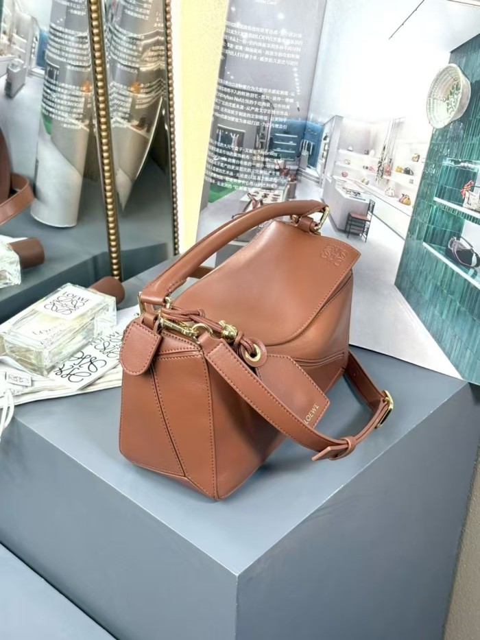 Small Featherlight Puzzle bag in nappa lambskin“24*16.5*10.5CM”-057=