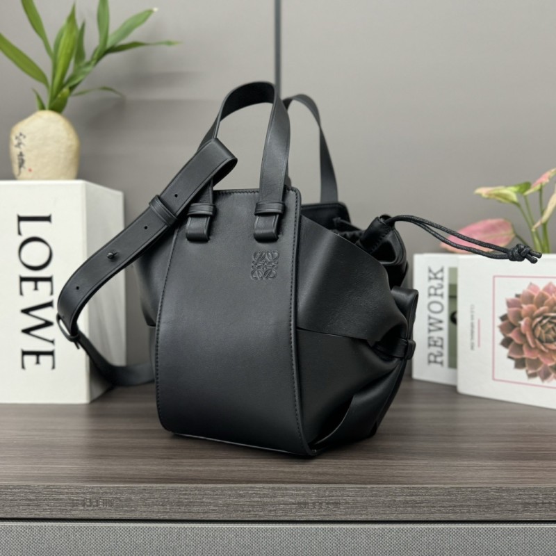 Compact Hammock Bag In Calfskin“27*22*17CM”-067=