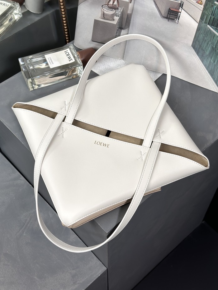 Medium Puzzle Fold tote in nappa calfskin“31.5*25.5*14.5CM”-086=