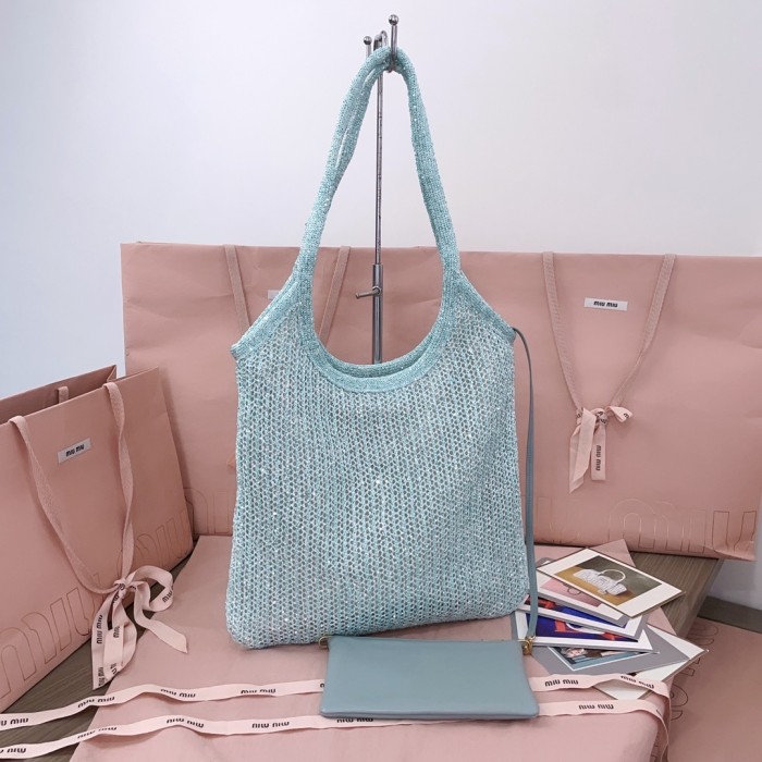 IVY Sequin Mesh Handbag“40*35CM”-0301=
