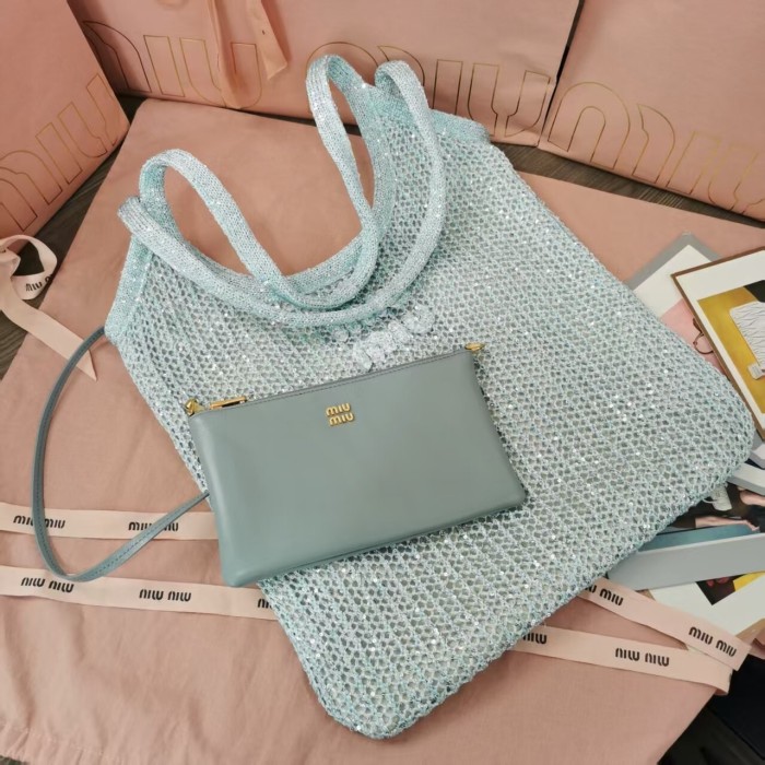 IVY Sequin Mesh Handbag“40*35CM”-0301=