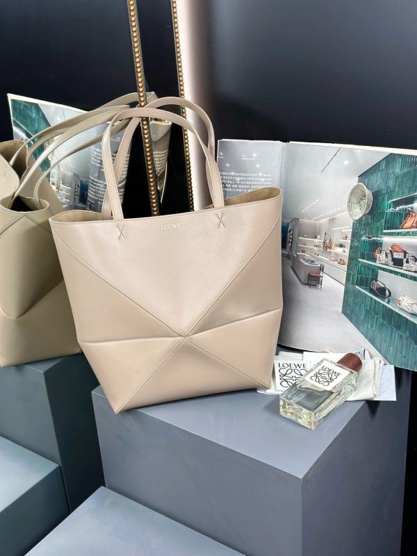 Medium Puzzle Fold tote in nappa calfskin“31.5*25.5*14.5CM”-086=