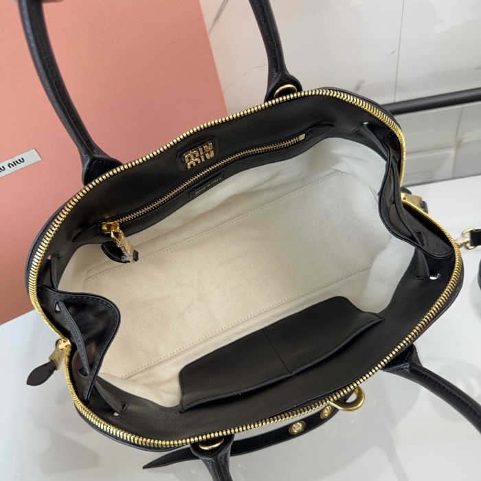Aventure Nappa Leather Top-Handle Bag“33*17*11CM”-0811=