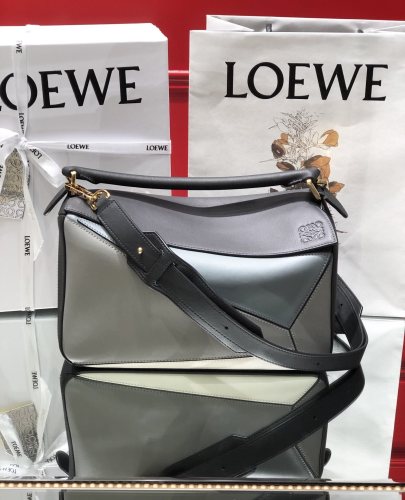 Medium Puzzle bag in classic calfskin“29*18*12CM”-027=